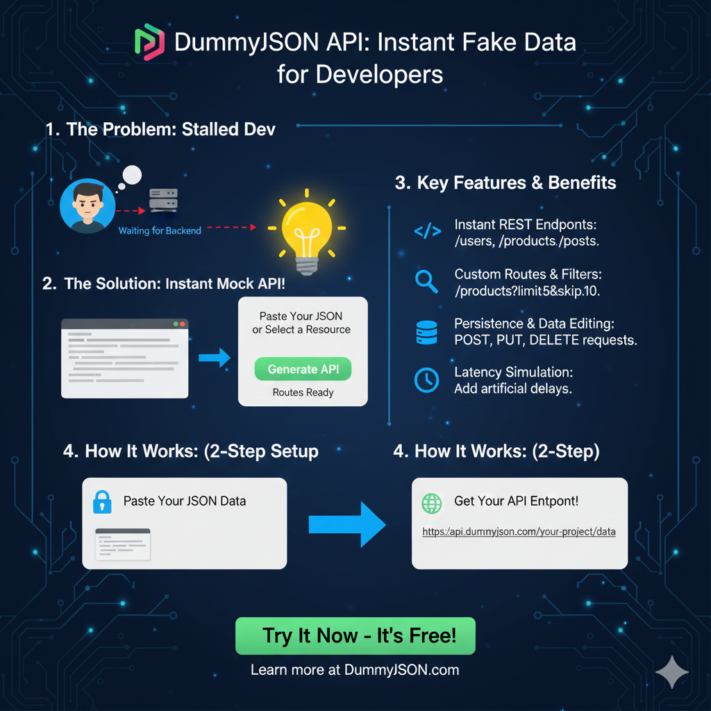 dummy json api fake data