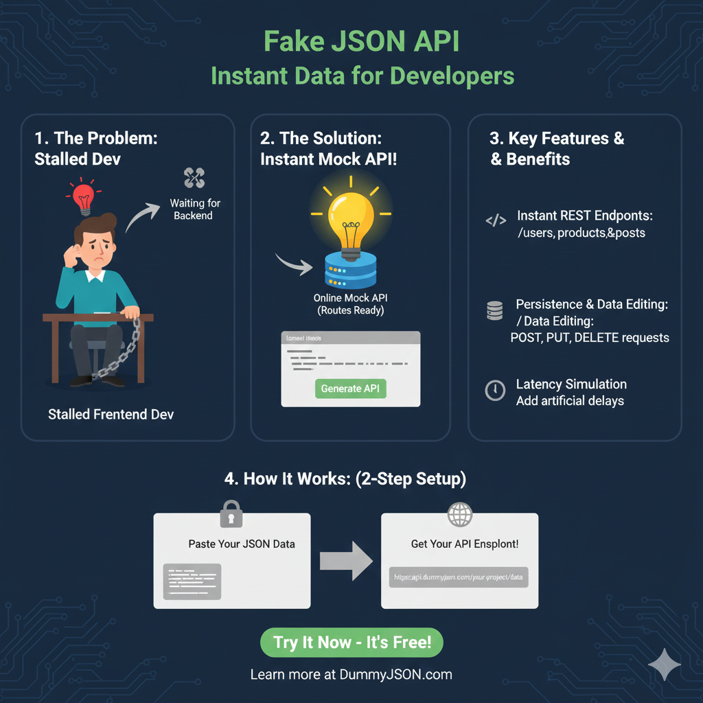 fake json api data for developers